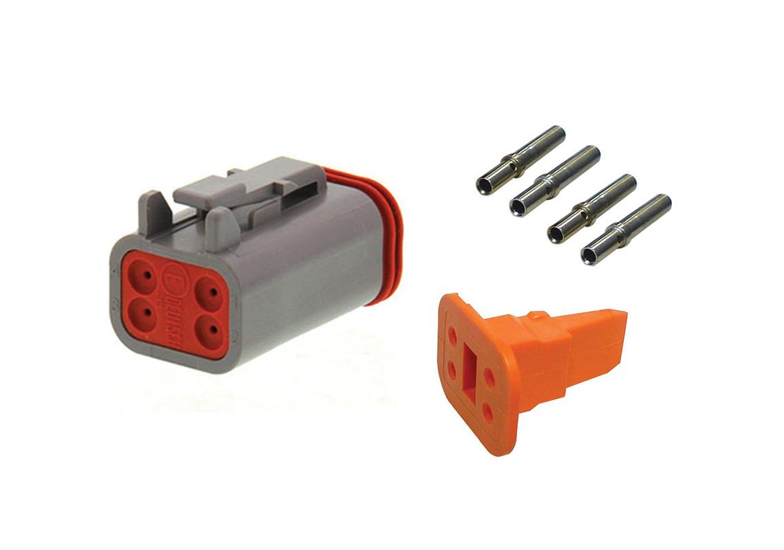 Repair kit connector Deutsch 4-way DT 06-4S female